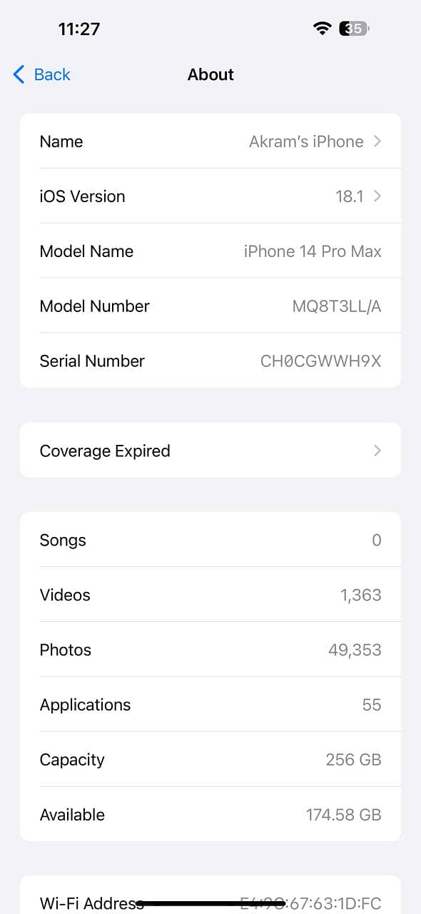 iPhone 14 Pro Max 256GB LLA Variant (Non PTA) 13