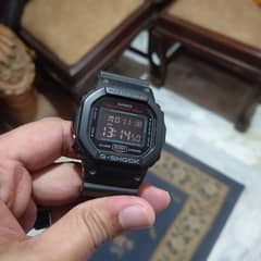 G SHOCK DW5600 red on black original for sale