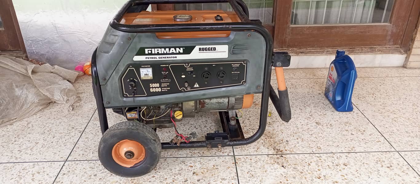 SLIGHTLY USED BRANDED GENERATOR FOR SALE. 1