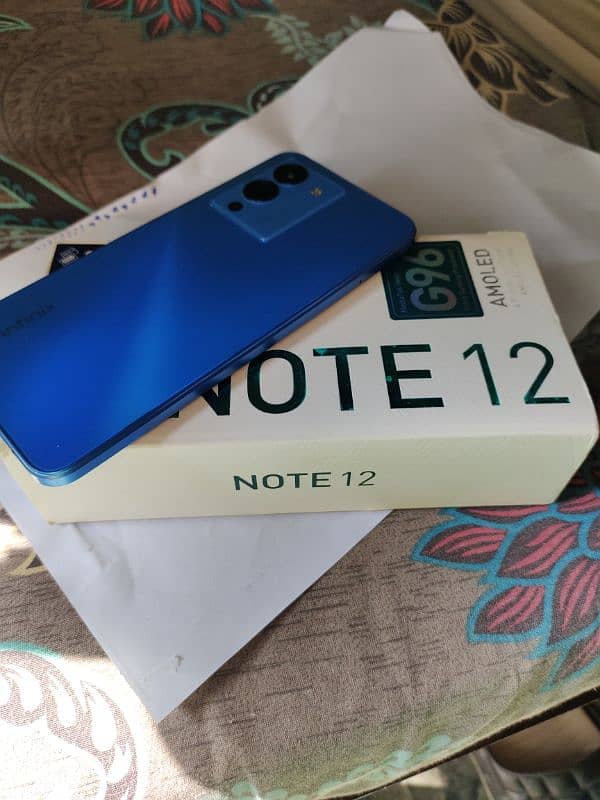 Infinix note 12 8/128 with box 1