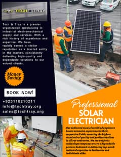 Electrician Technician / solar system installation / solar fabricator