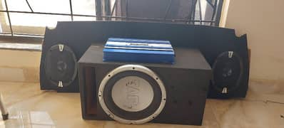 1 woofer JVC 13 ,AMPLIFIER FREMIER 2000W 4CHANNEL 2speaker JVC 1 BOX