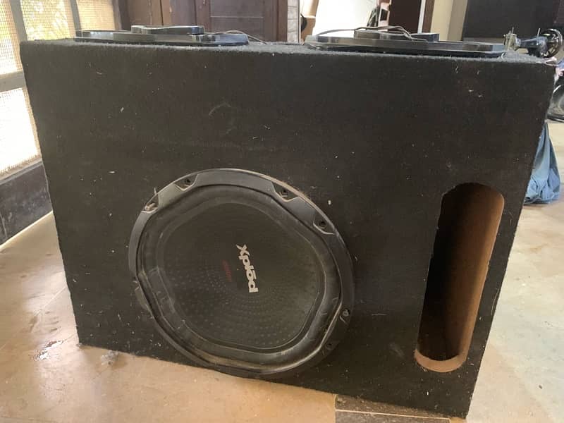 X Plod 1800W Woofers With Pati & 2 Speakers 0