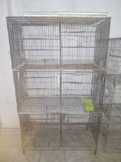 one 6 portion cage and 3 other