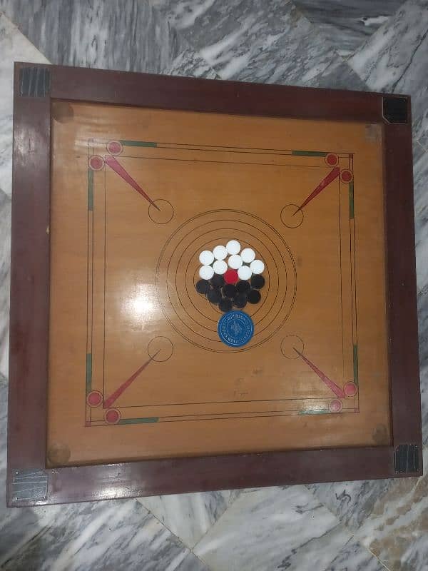 Highly wooden carrom Board 39×39 Urgent sale 1