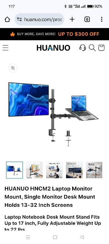 HUANUO HNCM2 Laptop Mount 1