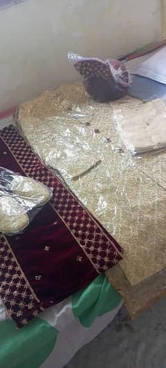 Dulha Grooming Sherwani complete set.