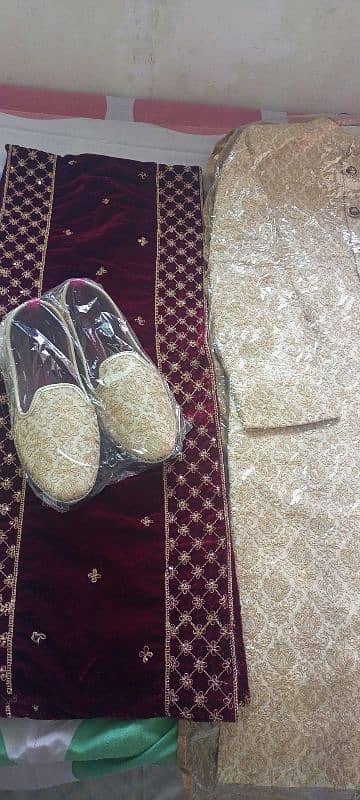 Dulha Grooming Sherwani complete set. 1