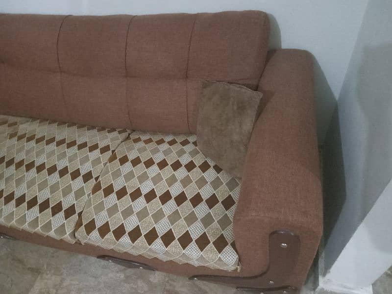 wood 7 seater sofa set 3