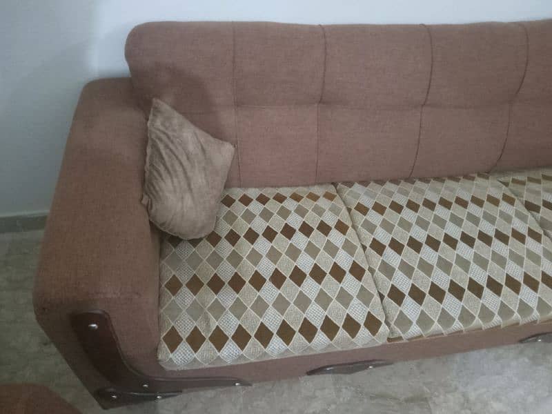 wood 7 seater sofa set 4