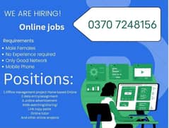 online jobs/full time/part time/simple typing jobs for boys and girls