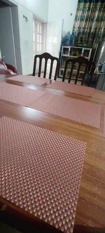 brand new wooden dining table. 5