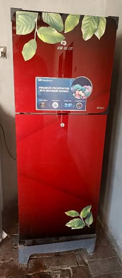 "Red 8-12 Cu Ft Fridge, Inverter, No Frost, LED, 10/10 Condition"