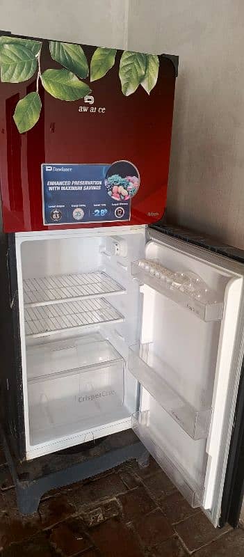 "Red 8-12 Cu Ft Fridge, Inverter, No Frost, LED, 10/10 Condition" 2