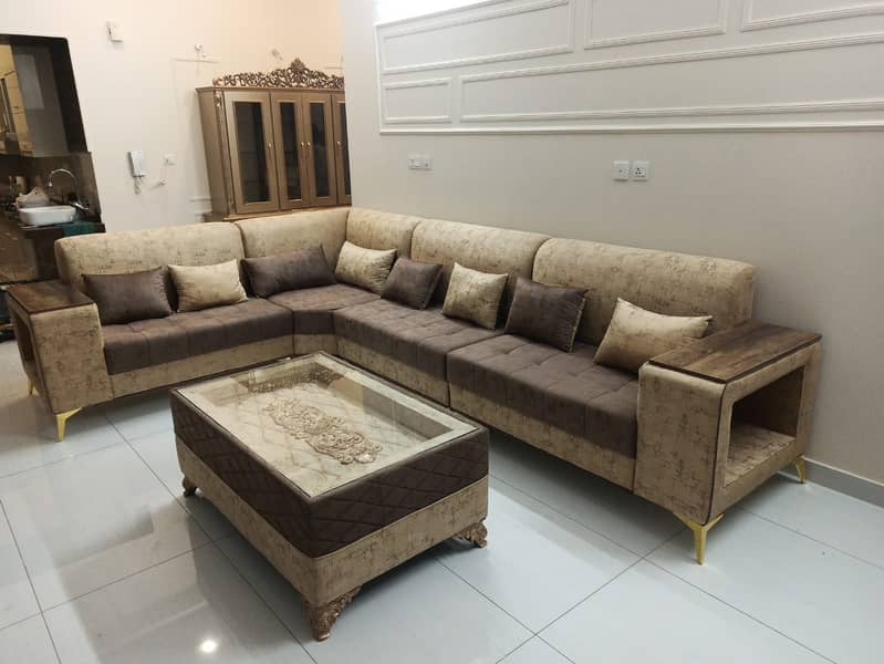 sofa set / L shape sofa set / wooden sofa set / luxury sofa set / sofa 11