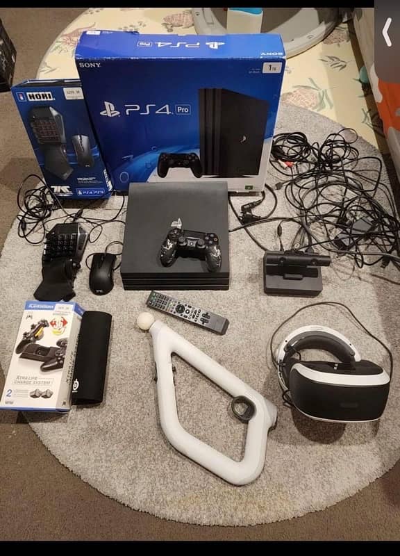 *PS4 Pro 1TB + VR, 2 Controllers, Camera, Games - Brand New* 2