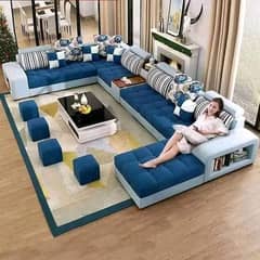 sofa set / L shape sofa set / wooden sofa set / luxury sofa set / sofa