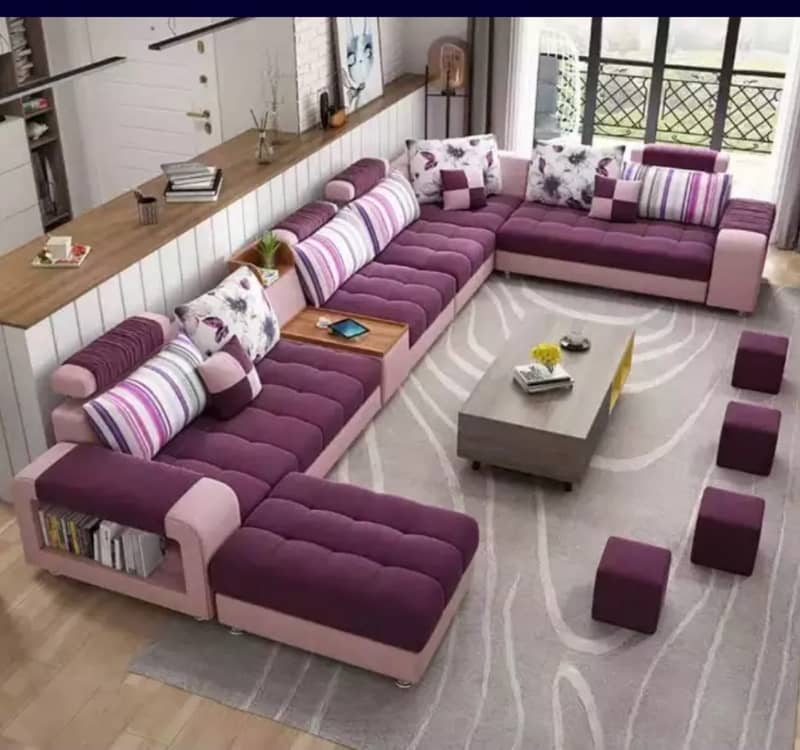 sofa set / L shape sofa set / wooden sofa set / luxury sofa set / sofa 4