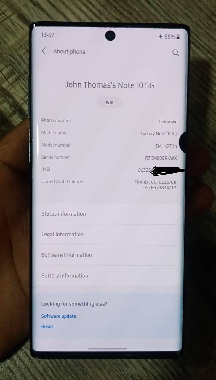 Samsung note 10 5g 12gb and 256gb pta sell exchange 4