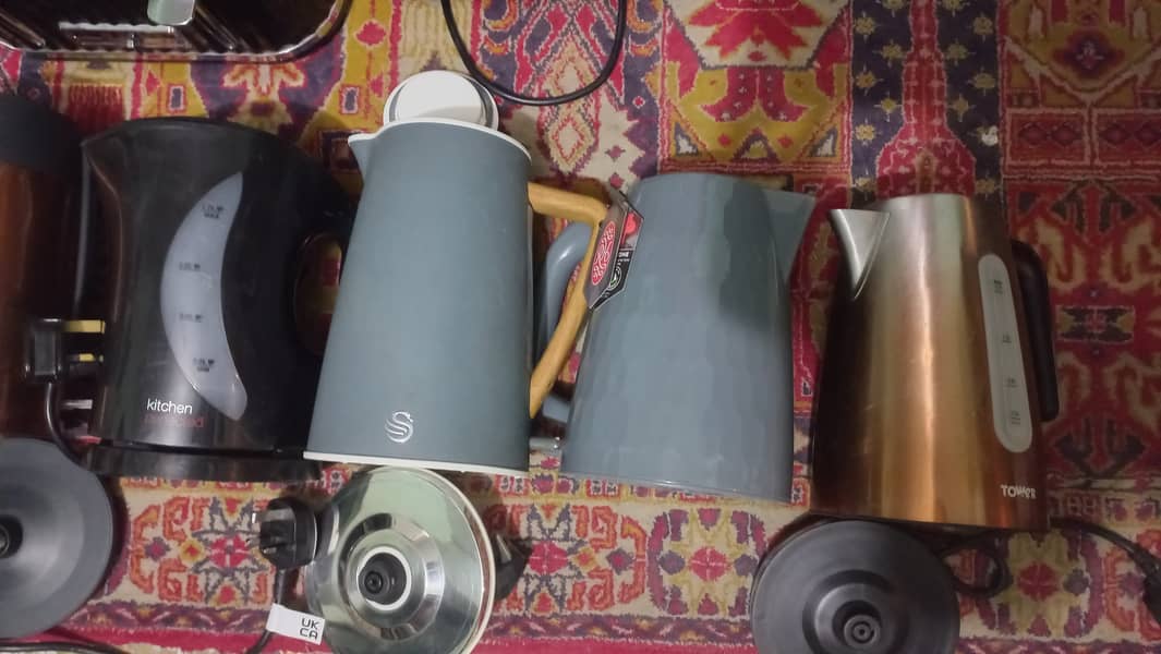 Electric Kettles and Toaster Branded New and slightly used 3