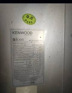 Kenwood original ac original gass lush condition 4 amp statup