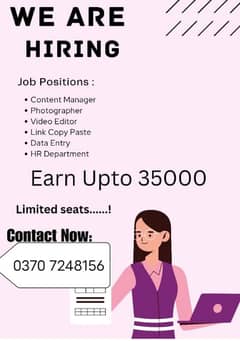 online jobs/full time/part time/simple typing jobs for boys and girls