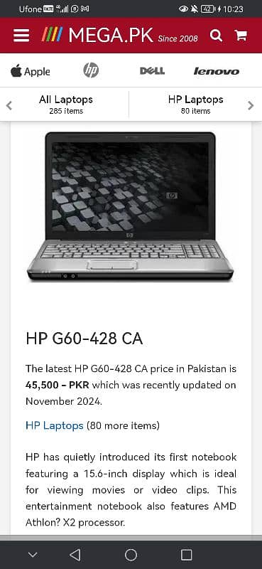 HP g60 5