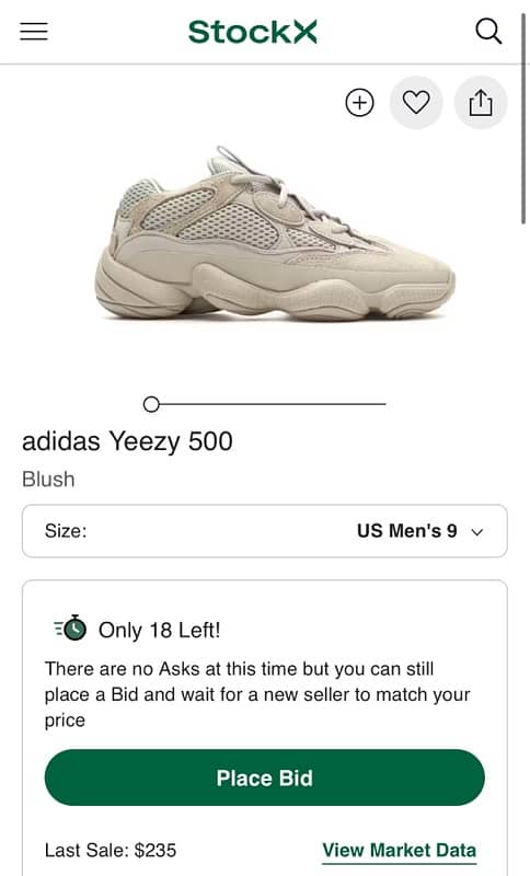 Yeezy 500 Blush Authentic Adidas 7