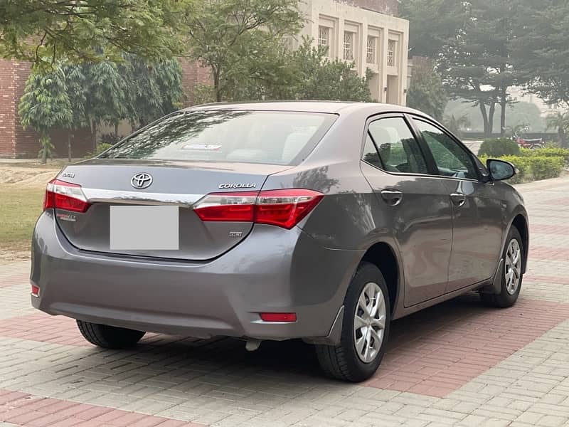 TOYOTA COROLLA AUTOMATIC 1.3 GLI 2016 NEW KEY KARACHI REGISTRATION 5