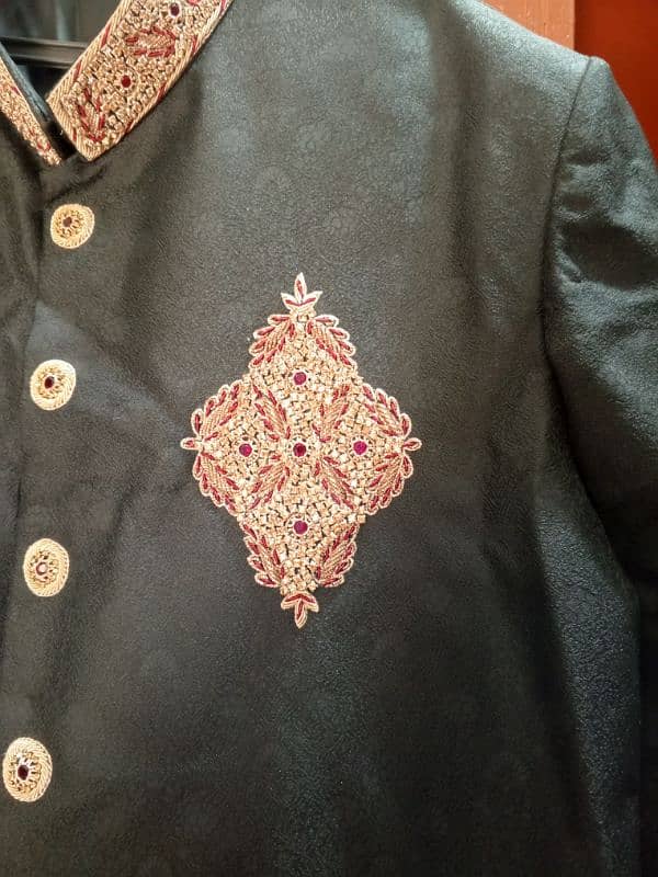 Baraat Sherwani for Groom with Khussa 3