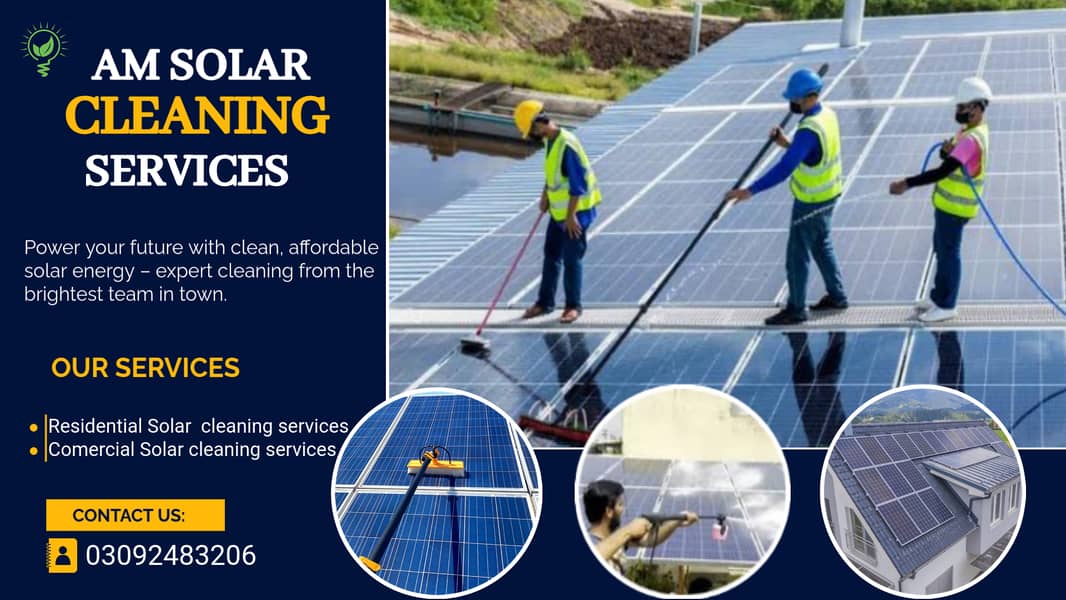 Solar panel wash services & Solar panel cleaning services 0