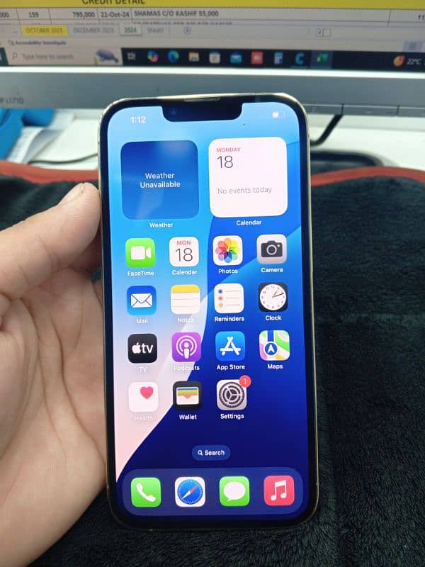 IPHONE 13PRO 256 PTA COMPLETE BOX 9/10 CONDITION 81 health 4