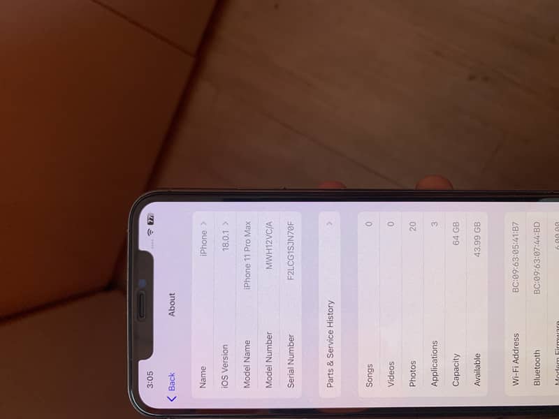 Iphone 11 Pro Max Factory Unlock Non-Pta all ok 5