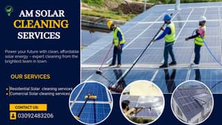 Solar panel wash services & Solar panel cleaning services