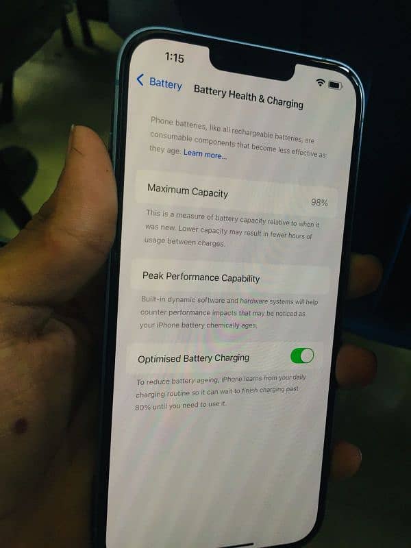 iphone 14plus 128 gb 98 health 1
