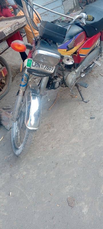 70 cc Honda bike all ok  03184407395 2