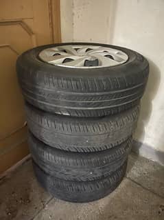 Toyota Genuine size 14 steel rim and tyres