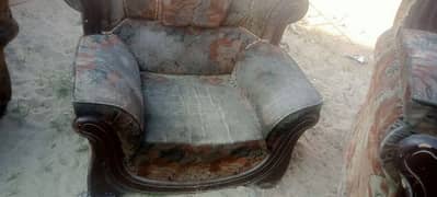 6seater sofa set used condition