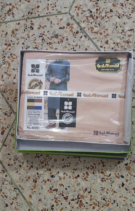 Unstitched Men 4mtr Suit AL-KARAM , GUL AHMED, J. 5