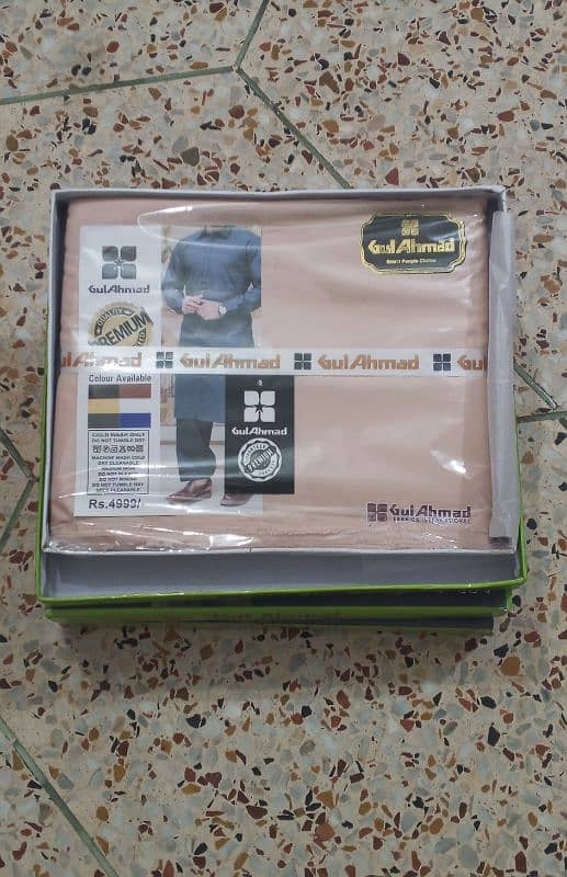 Unstitched Men 4mtr Suit AL-KARAM , GUL AHMED, J. 6