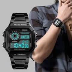 skmei 1335 digital waterproof man watch stainless steel like casio