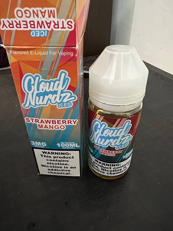 Cloud Nurdz Mango Strawberry 3mg 100 ML 0