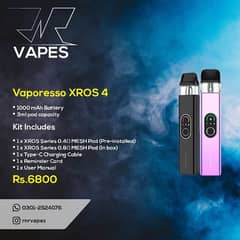 vape / pod kit / vaporesso XROS 4