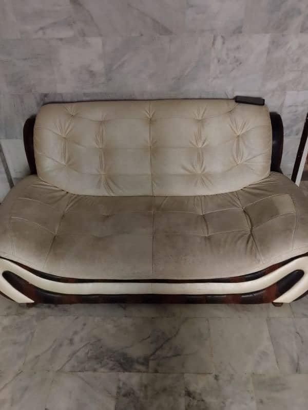 2 Seater Leather Sofa Pair 2