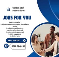 online jobs/full time/part time/simple typing jobs for boys and girls