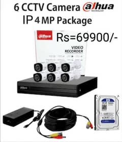 6 cameras IP 4MP color and mic