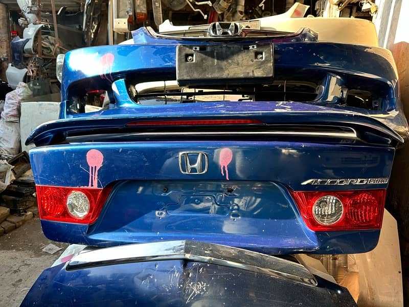 Honda accord cl9 complete degi available both original spoiler 1