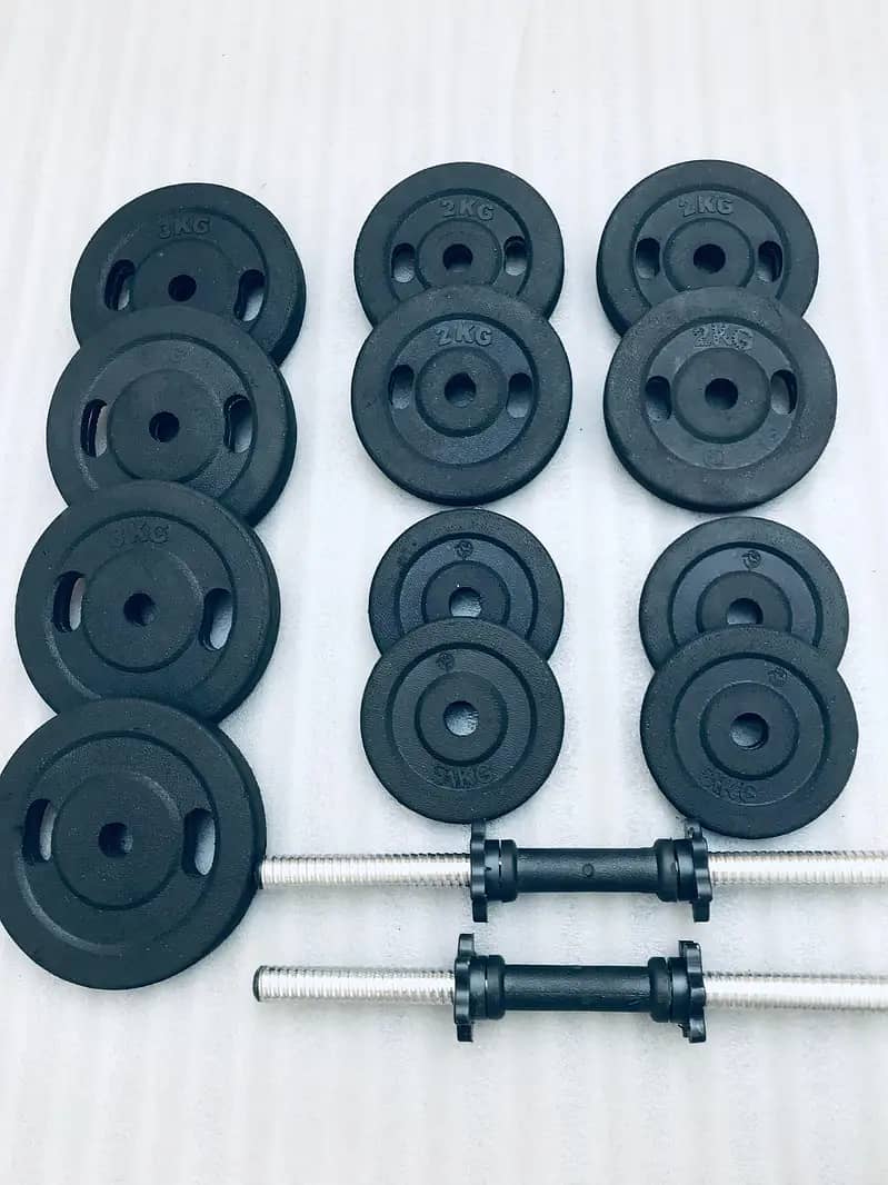 Rubber Coated Weight Plates 40KG (40% off) 1