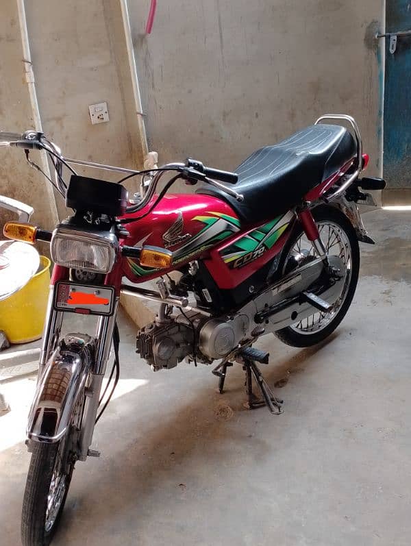 HONDA CD 70 2022 SUKKUR NUMBER BEST CONDITIONS 0