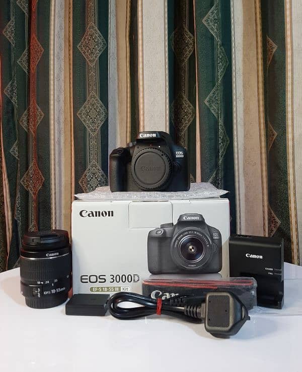 Canon Eos 3000D Dslr Camera With 18-55 Kit Lens 0